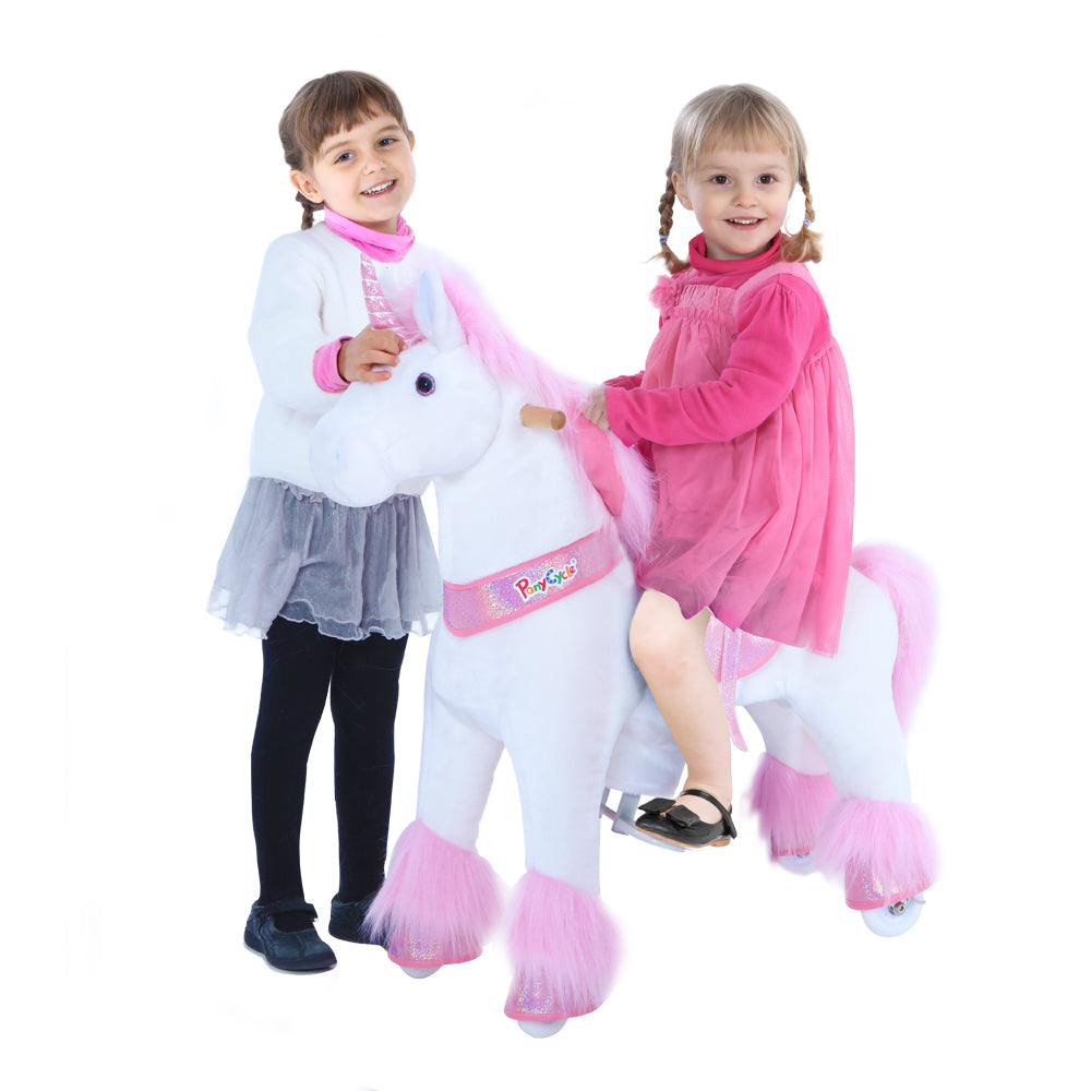 GiddyUp! Buck's PonyCycle Mechanical Ride-On Unicorn Large Size