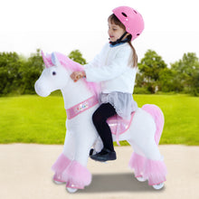 Load image into Gallery viewer, GiddyUp! Buck&#39;s PonyCycle Mechanical Ride-On Pink Unicorn Small Size for Age 3-5 - Pink