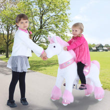 Load image into Gallery viewer, GiddyUp! Buck&#39;s PonyCycle Mechanical Ride-On Unicorn Large Size for Age 4-10 - Pink