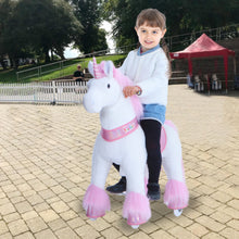 Load image into Gallery viewer, GiddyUp! Buck&#39;s PonyCycle Mechanical Ride-On Unicorn Large Size for Age 4-10 - Pink